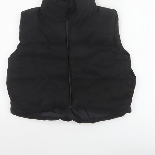 Rising Women’s Black Size S Puffer Gilet Padded Full Zip Waistcoat
