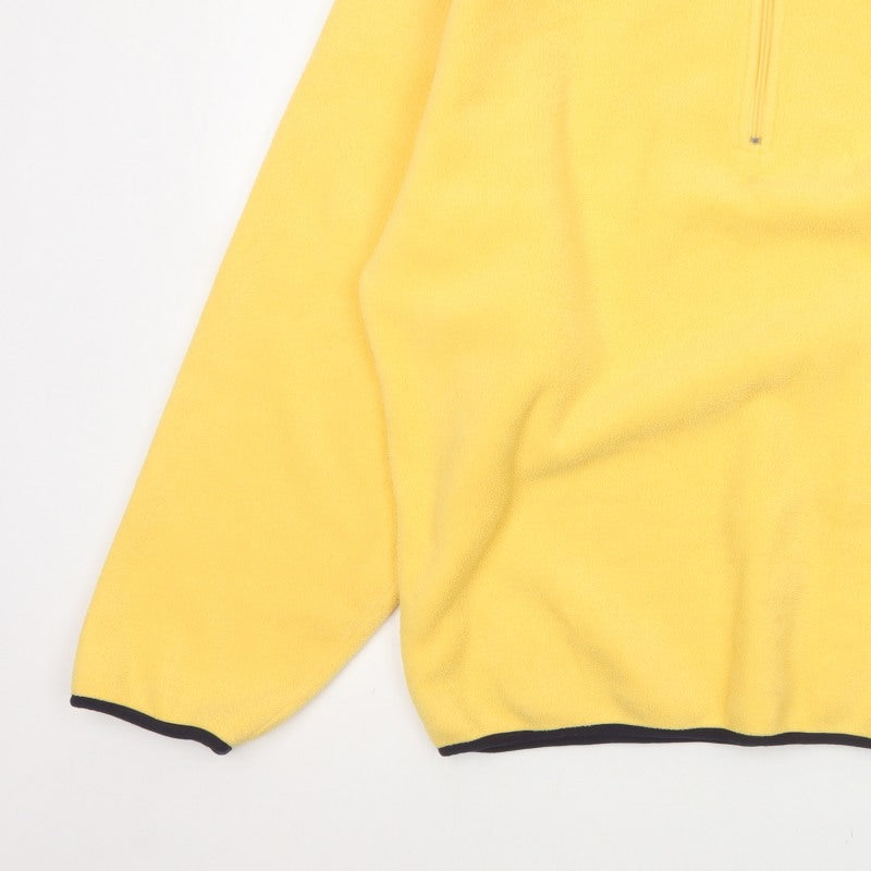 Nautica Men’s Yellow XL 1/2 Zip Fleece Pullover Sweatshirt Logo