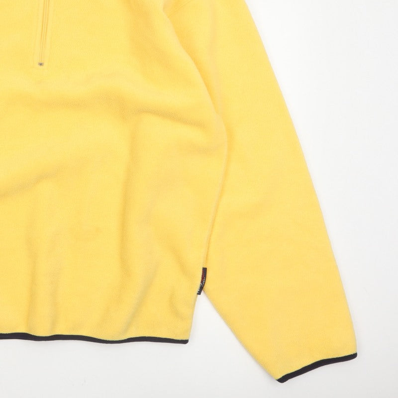 Nautica Men’s Yellow XL 1/2 Zip Fleece Pullover Sweatshirt Logo