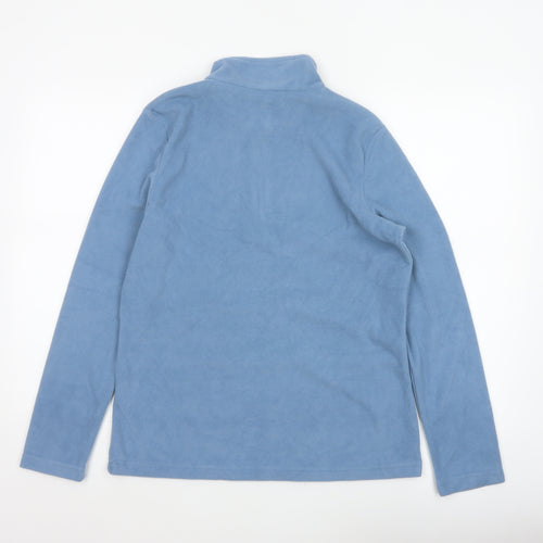 Regatta Women Blue UK 12 1/4 Zip Fleece Pullover Sweatshirt