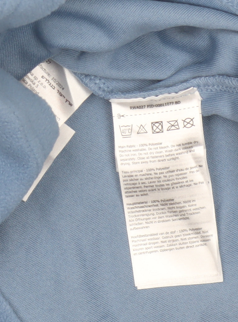 Regatta Women Blue UK 12 1/4 Zip Fleece Pullover Sweatshirt