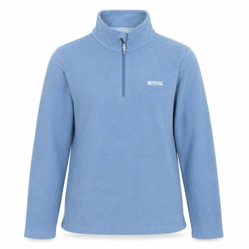 Regatta Women Blue UK 12 1/4 Zip Fleece Pullover Sweatshirt