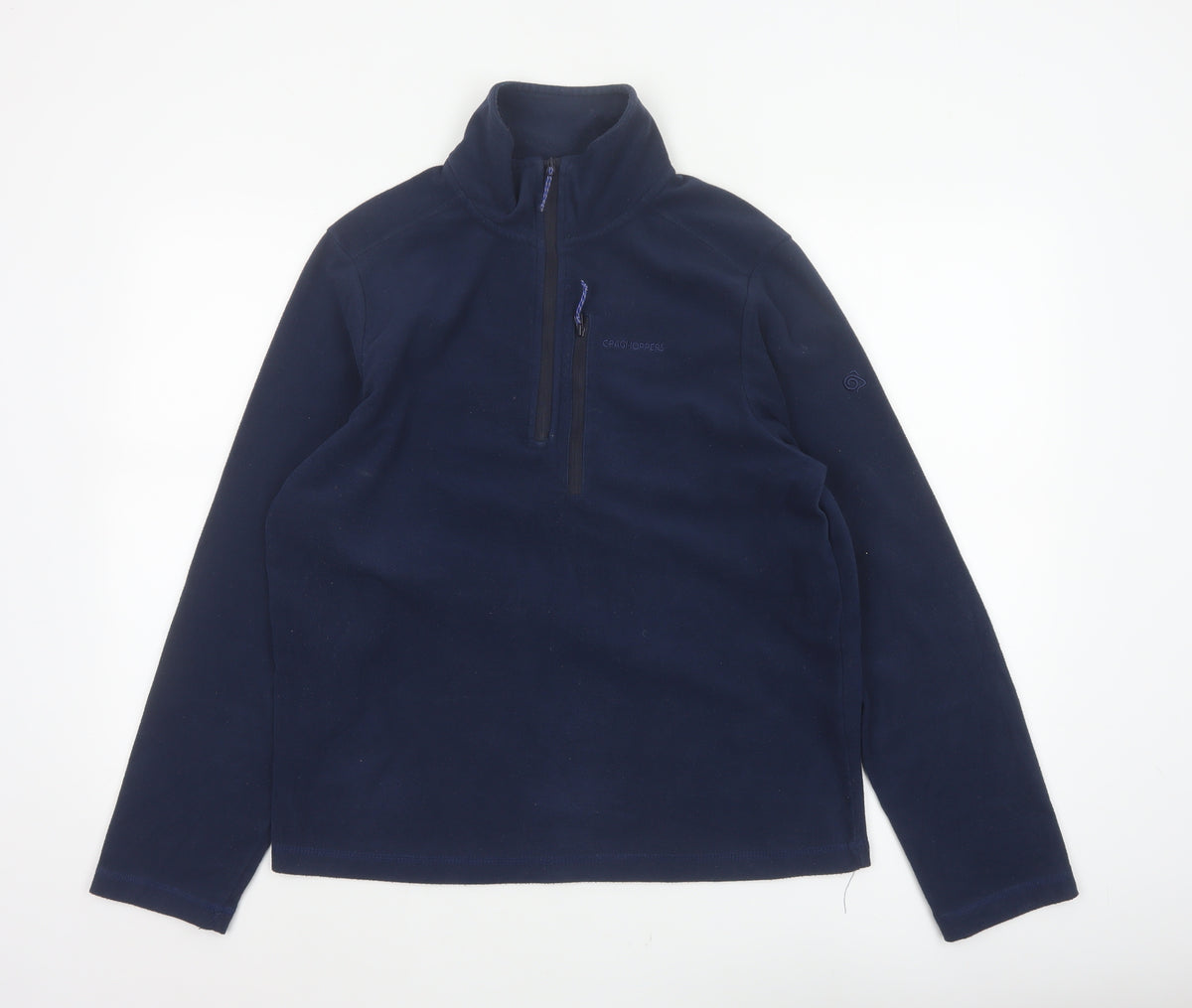 Craghoppers Men's Blue S Half Zip Fleece Sweatshirt Outdoor Hiking