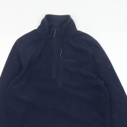 Craghoppers Men's Blue S Half Zip Fleece Sweatshirt Outdoor Hiking