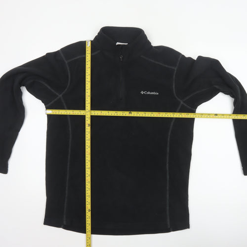 Columbia Men’s Black M 1/4 Zip Fleece Pullover Outdoor Sweatshirt