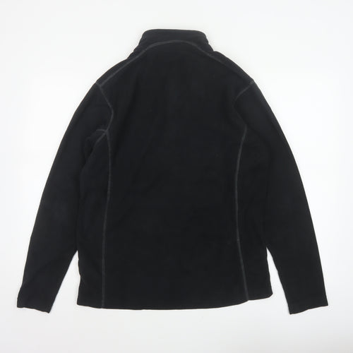 Columbia Men’s Black M 1/4 Zip Fleece Pullover Outdoor Sweatshirt