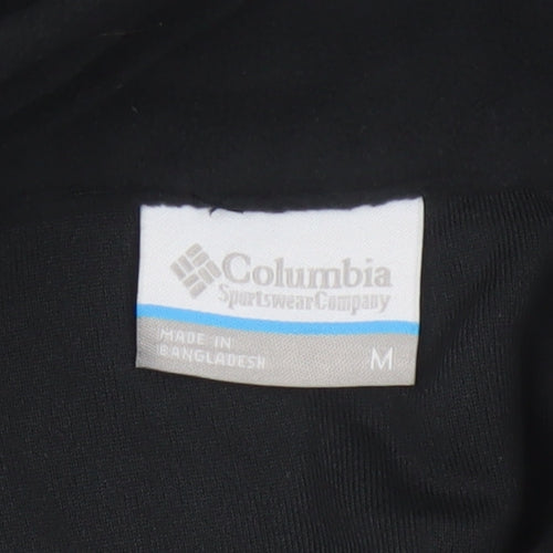 Columbia Men’s Black M 1/4 Zip Fleece Pullover Outdoor Sweatshirt