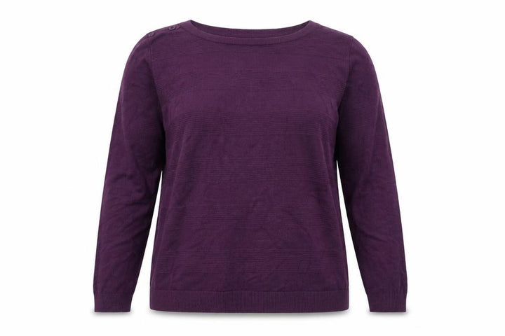 Maine New England Women Purple UK 18 Pullover Crew Neck Knit Jumper