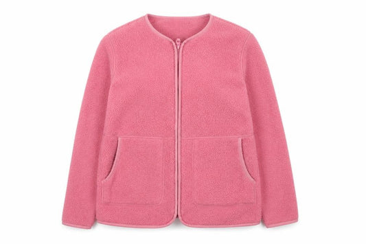 M&S Women’s Pink XS Fleece Full Zip Pocket Jacket