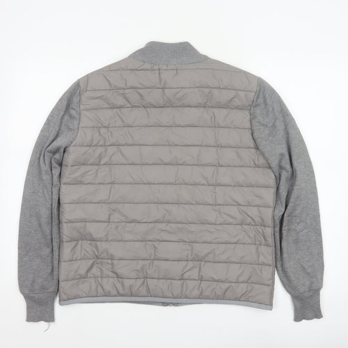 POLO Women’s Grey M Quilted Puffer Jacket Full Zip