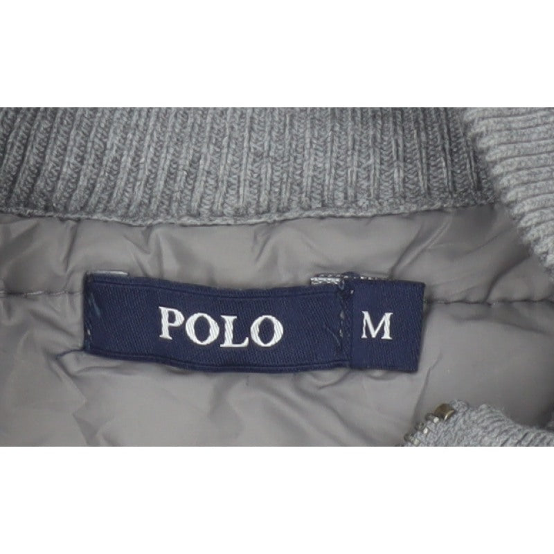 POLO Women’s Grey M Quilted Puffer Jacket Full Zip