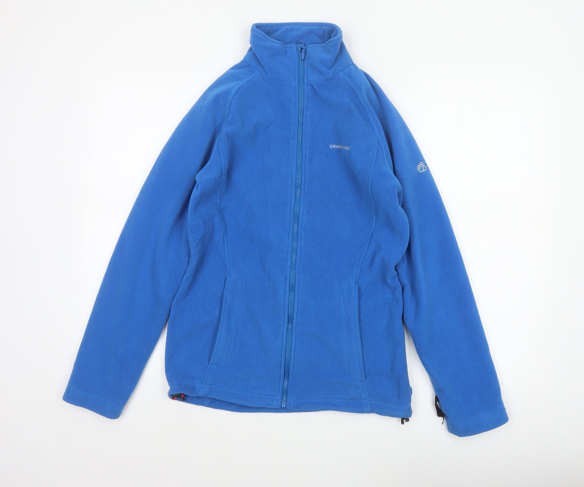 Craghoppers Women’s Blue UK 10 Fleece Full Zip Outdoor Jacket