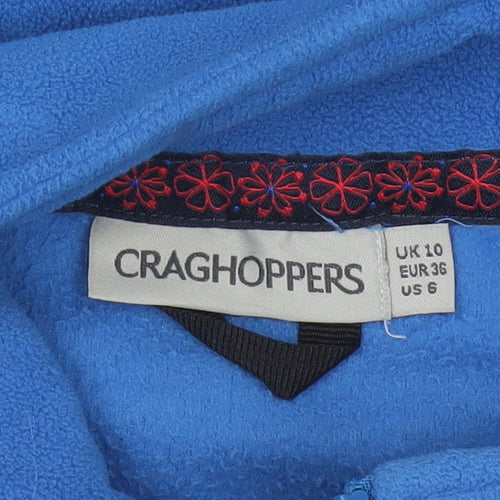 Craghoppers Women’s Blue UK 10 Fleece Full Zip Outdoor Jacket