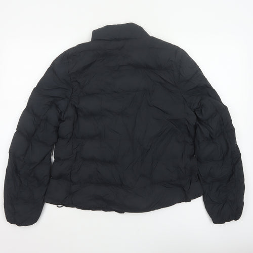 Marks and Spencer Women’s Black Size 12 Puffer Jacket Down Quilted