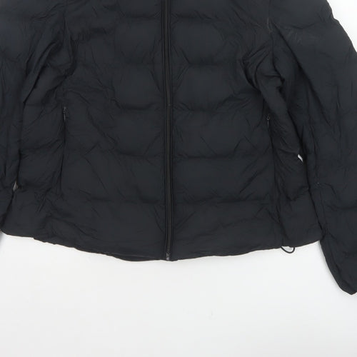 Marks and Spencer Women’s Black Size 12 Puffer Jacket Down Quilted
