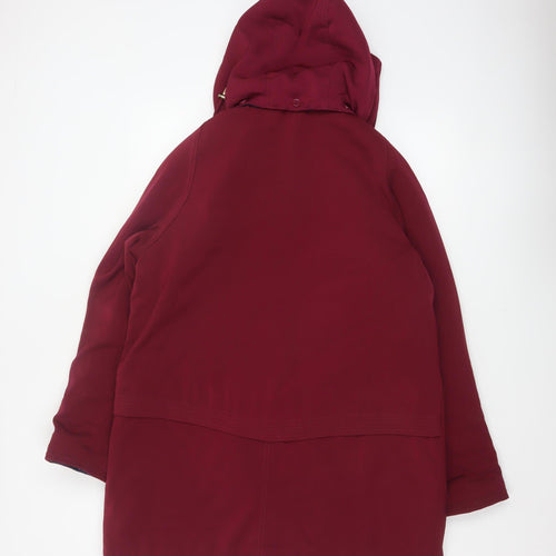 Isle Outerwear Women’s Red Size 14 Hooded Padded Parka Coat
