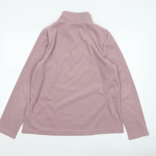 Regatta Women’s Pink UK 16 1/4 Zip Fleece Pullover Sweatshirt