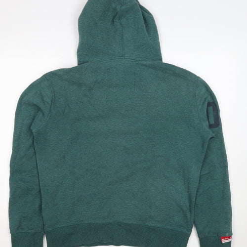 Superdry Men’s Green L Track & Field Graphic Pullover Hoodie