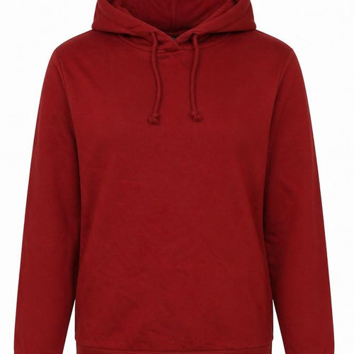 Marks Spencer Women Red UK 10 Cotton Pullover Drawstring Hoodie