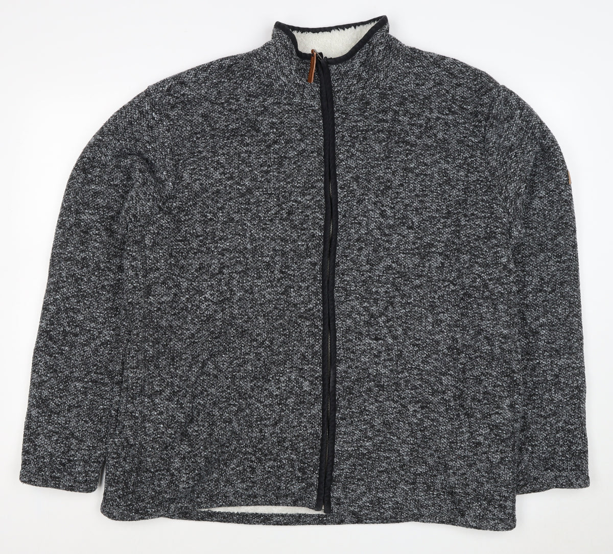 Northern Expo Men's Grey XL Fleece Lined Full Zip Outdoor Jacket