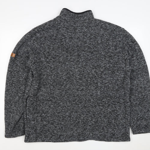 Northern Expo Men's Grey XL Fleece Lined Full Zip Outdoor Jacket