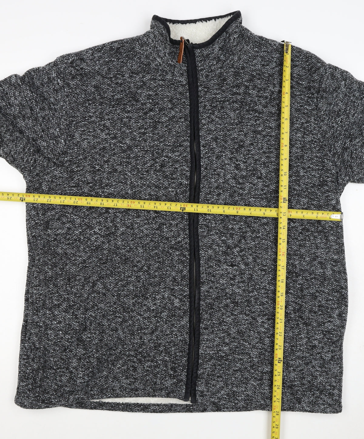 Northern Expo Men's Grey XL Fleece Lined Full Zip Outdoor Jacket