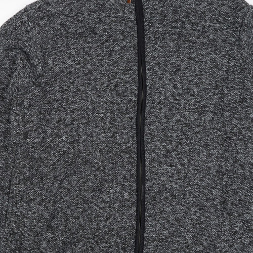 Northern Expo Men's Grey XL Fleece Lined Full Zip Outdoor Jacket