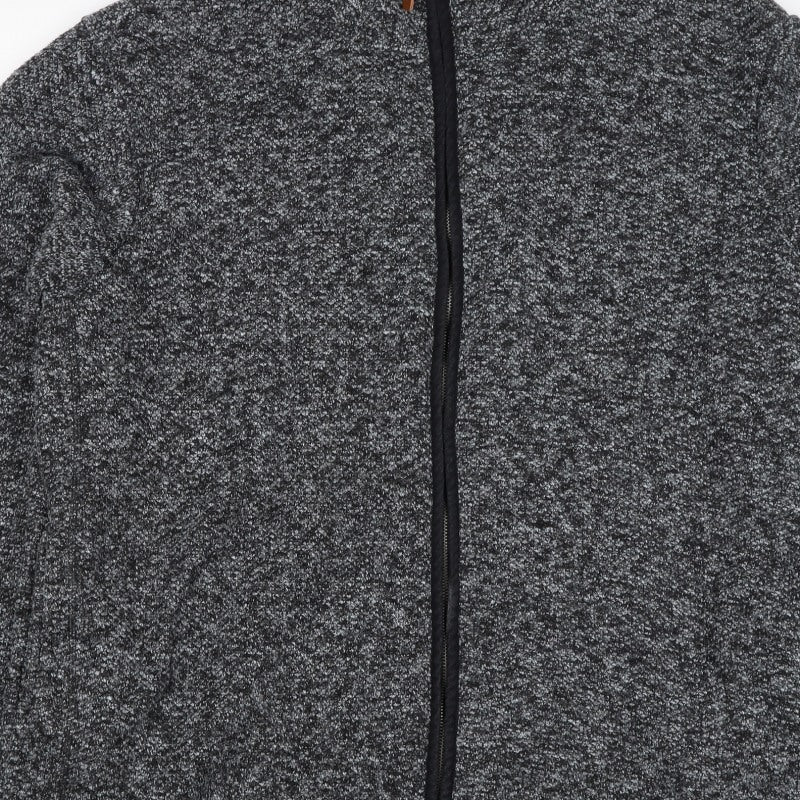Northern Expo Men's Grey XL Fleece Lined Full Zip Outdoor Jacket