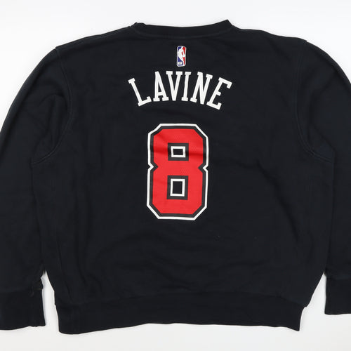 Nike Jordan NBA Chicago LaVine 8 Black L Crew Neck Sweatshirt