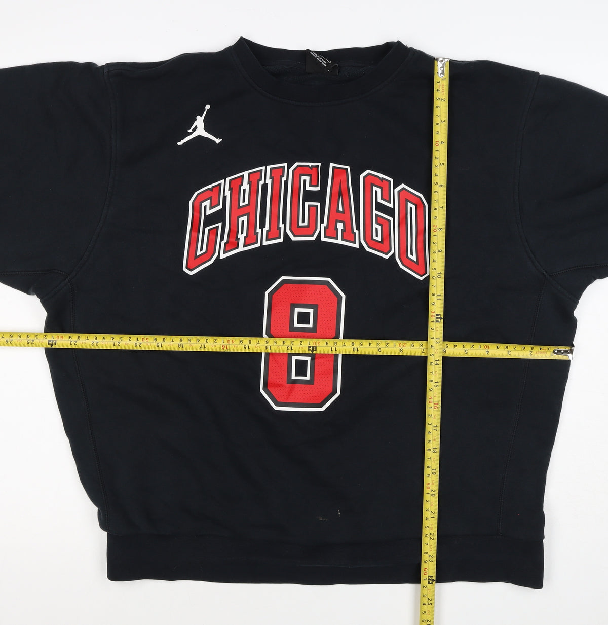 Nike Jordan NBA Chicago LaVine 8 Black L Crew Neck Sweatshirt