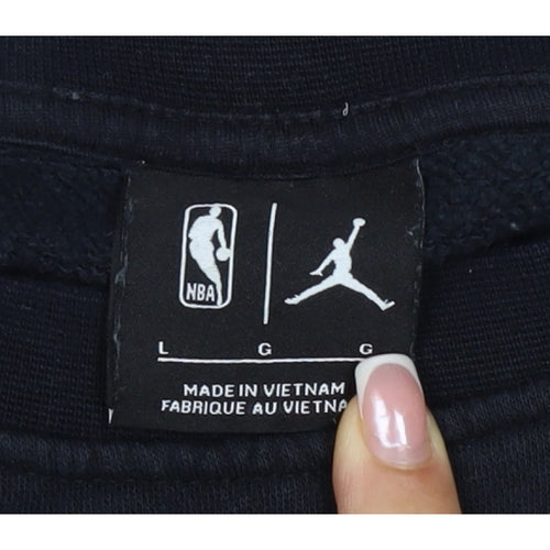Nike Jordan NBA Chicago LaVine 8 Black L Crew Neck Sweatshirt