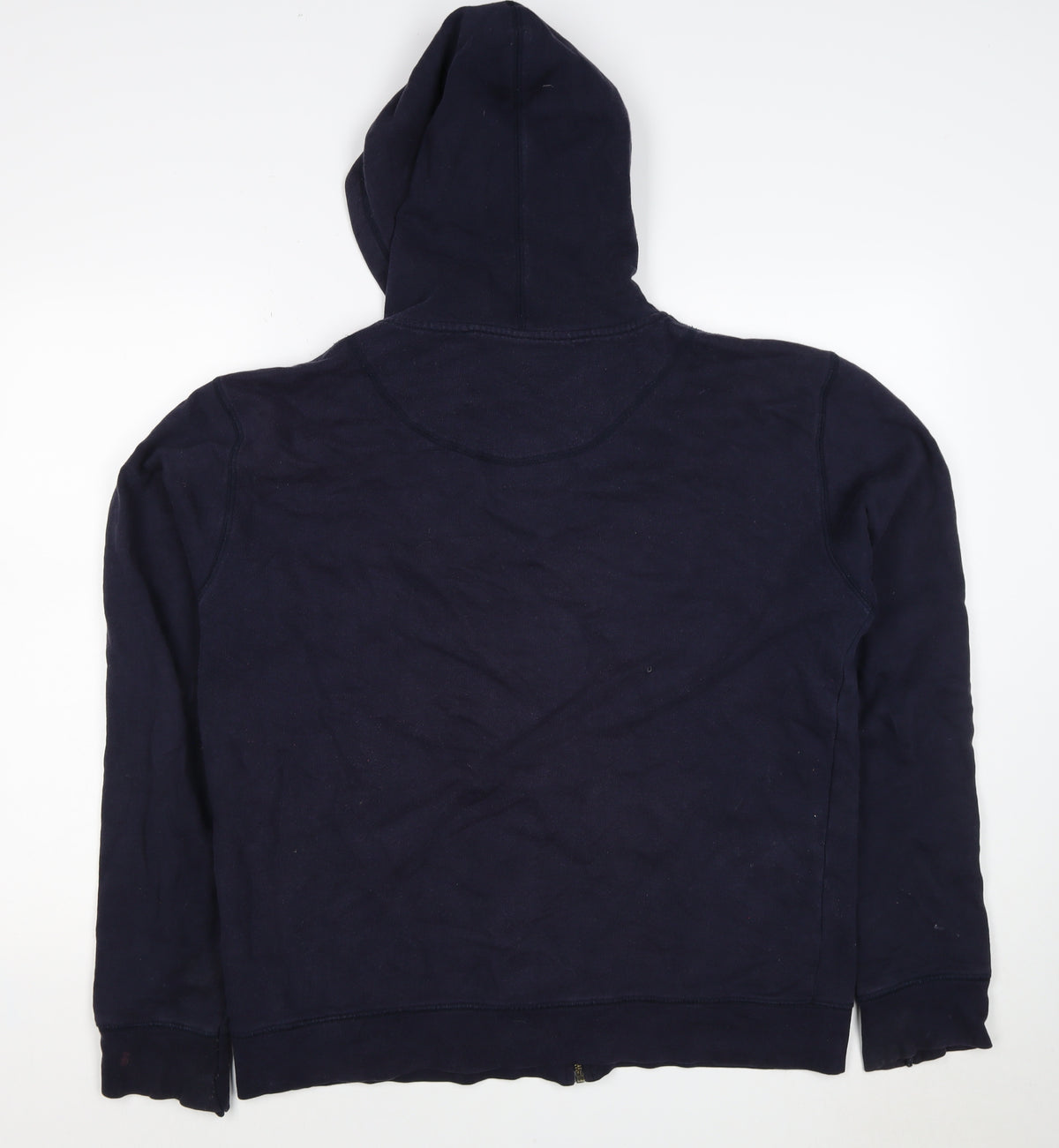 FCUK Jeans Men's Navy L Full Zip Hoodie Logo Cotton