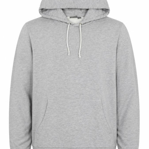 ASOS Men’s Grey S Pullover Hoodie Drawstring Pocket Cotton Blend