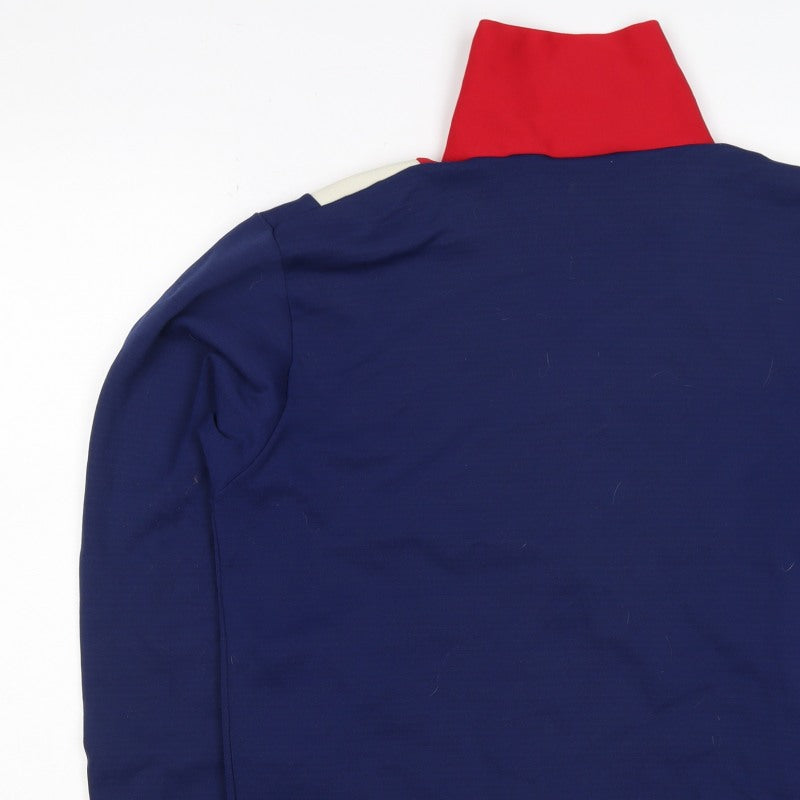 Slazenger Men's Multicoloured XL Full Zip Track Sweatshirt Logo Pockets