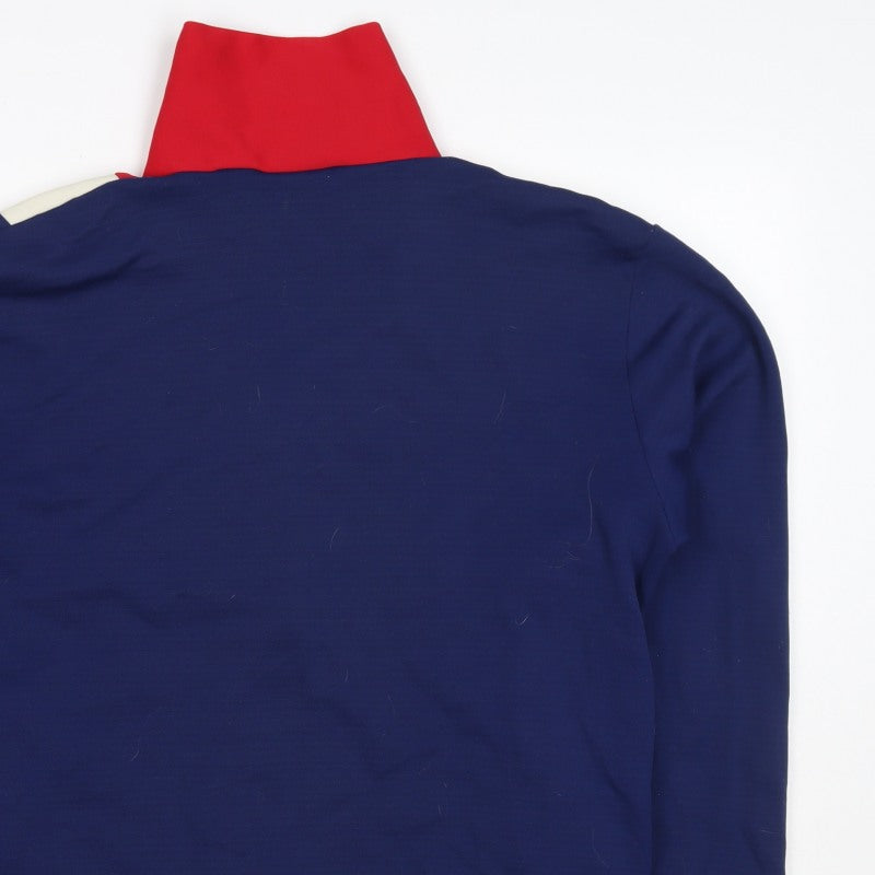 Slazenger Men's Multicoloured XL Full Zip Track Sweatshirt Logo Pockets