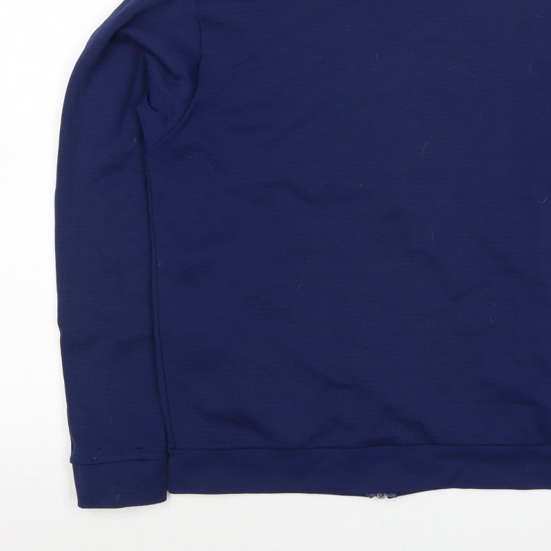 Slazenger Men's Multicoloured XL Full Zip Track Sweatshirt Logo Pockets
