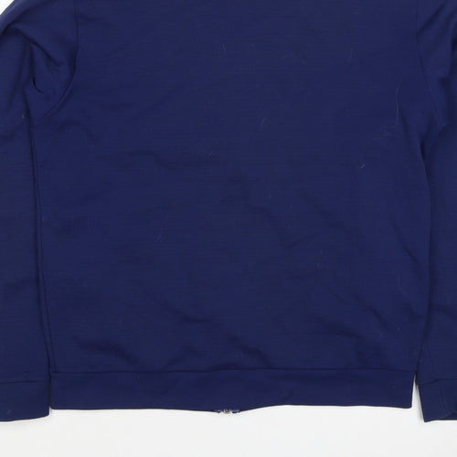 Slazenger Men's Multicoloured XL Full Zip Track Sweatshirt Logo Pockets