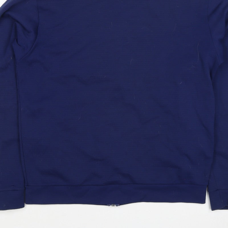 Slazenger Men's Multicoloured XL Full Zip Track Sweatshirt Logo Pockets