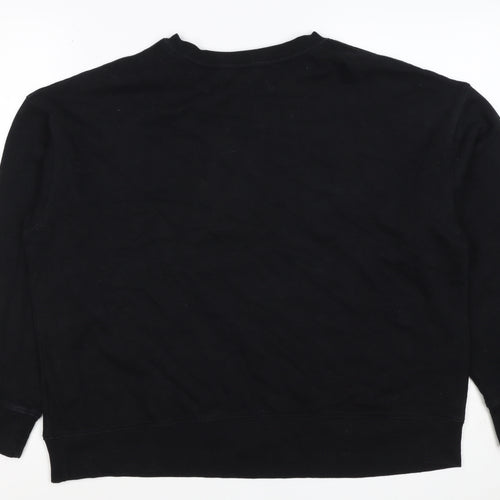 New Look Women’s Black UK 12 Celestial Snake Graphic Sweatshirt