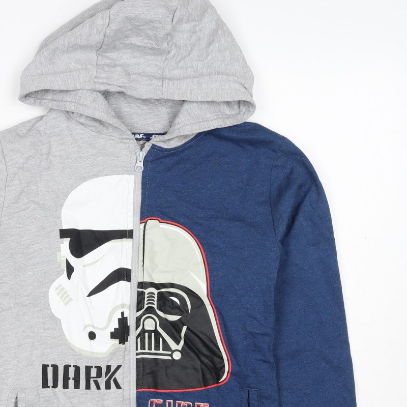 Additional view of Character.com boys’ star wars grey blue 12-13 years full zip hoodie