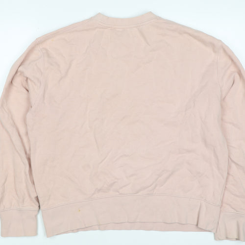 Topman Men’s Pink S Crew Neck Pullover Cotton Sweatshirt