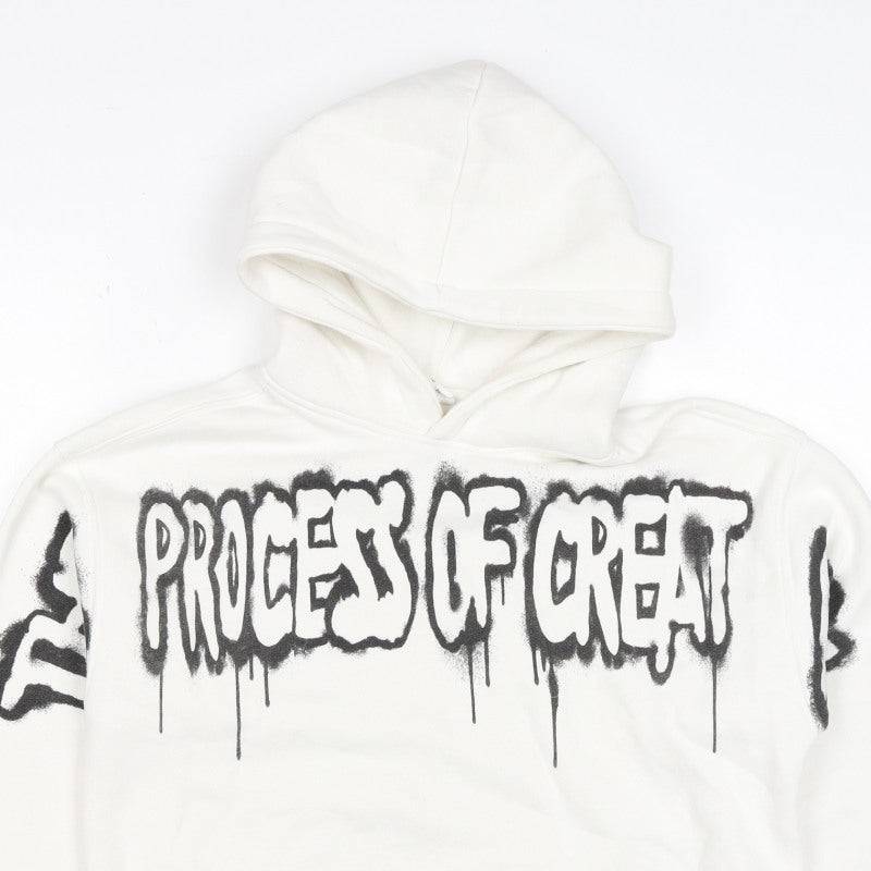 Additional view of ART boys’ white 11-12 years pullover hoodie graphic print skateboard