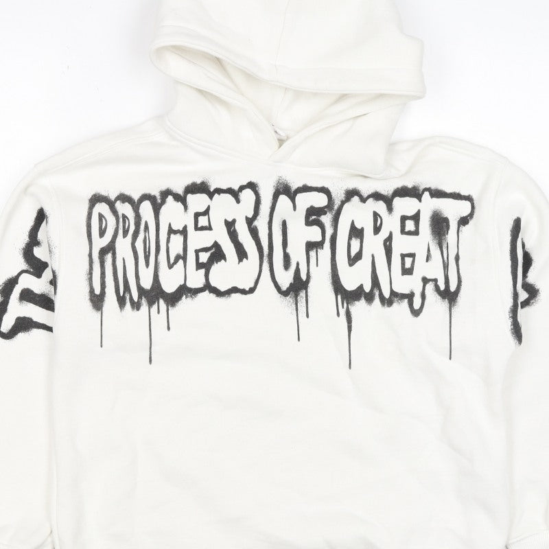 Additional view of ART boys’ white 11-12 years pullover hoodie graphic print skateboard
