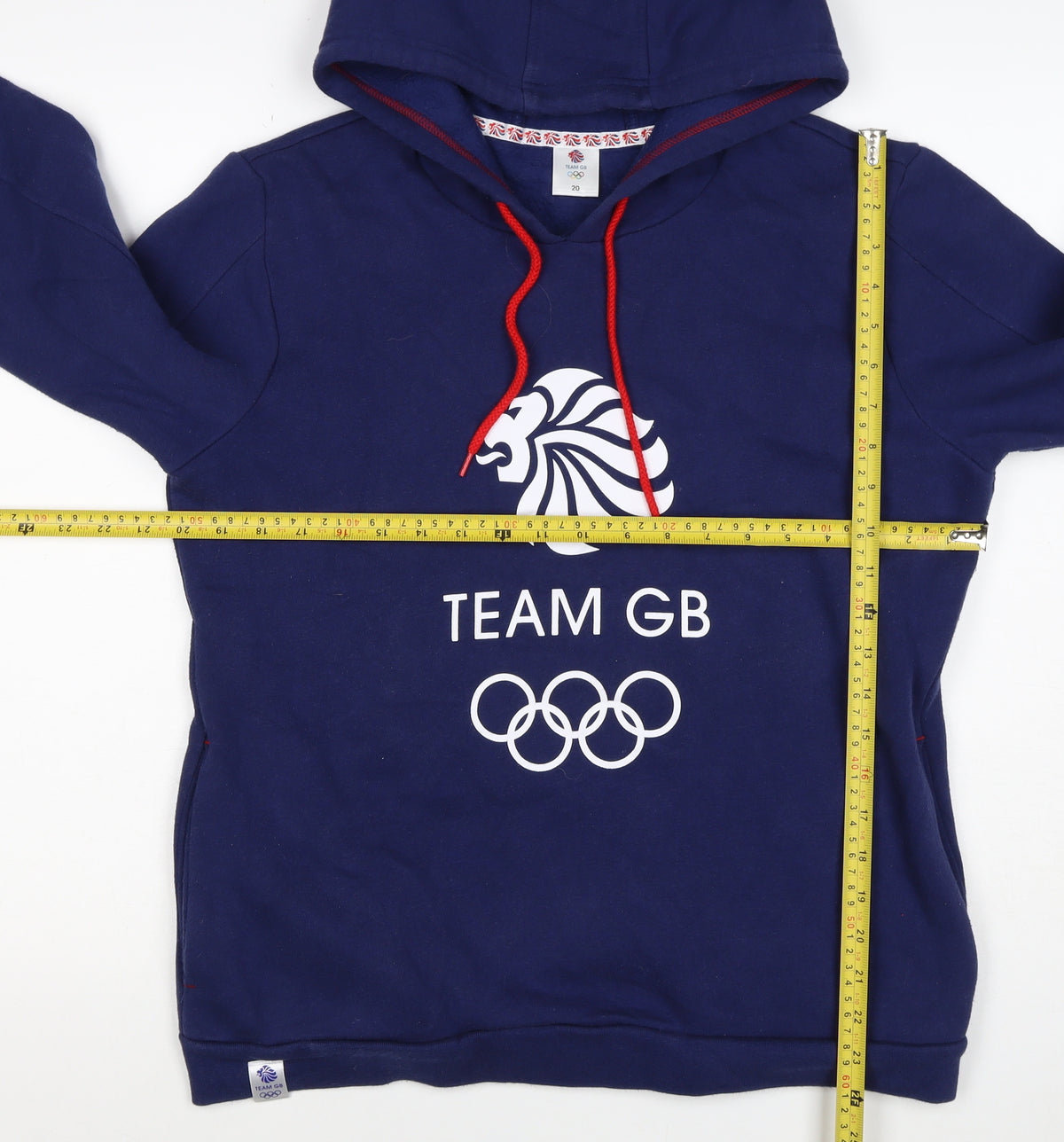 Team GB Women’s Blue Size 20 Pullover Hoodie Olympic Logo