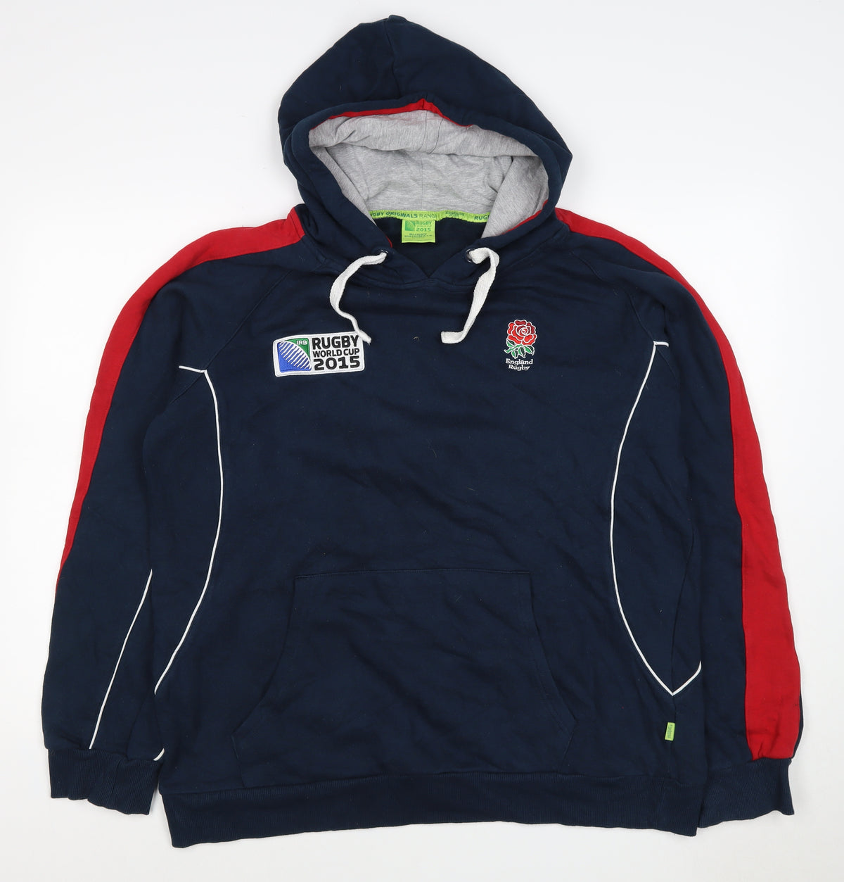 Sportfolio Men’s Blue XL Rugby World Cup 2015 England Pullover Hoodie
