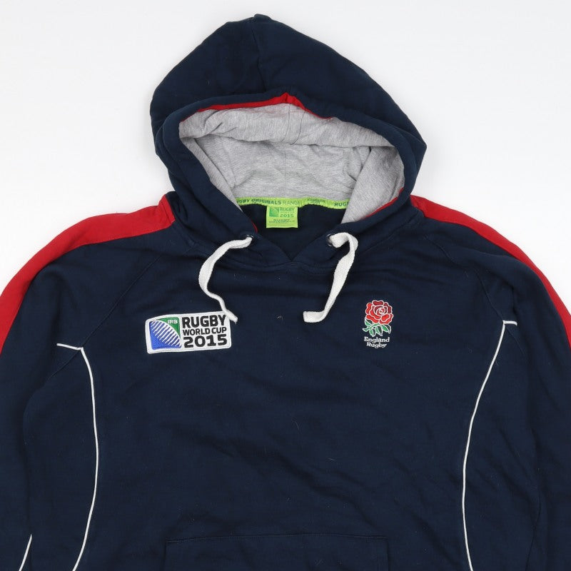 Sportfolio Men’s Blue XL Rugby World Cup 2015 England Pullover Hoodie