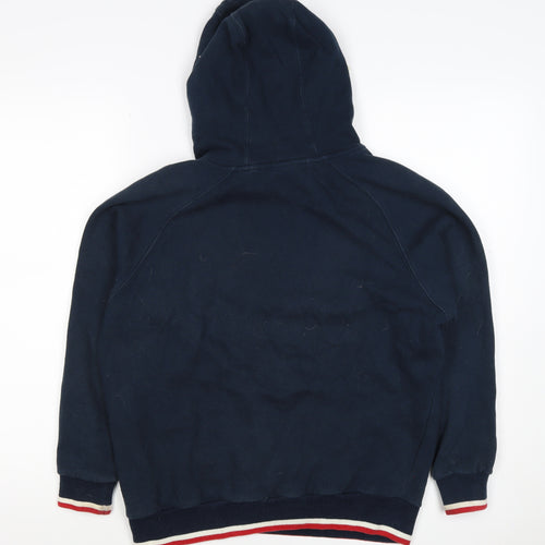 England Rugby Men’s Blue Small Pullover Hoodie Embroidered Logo