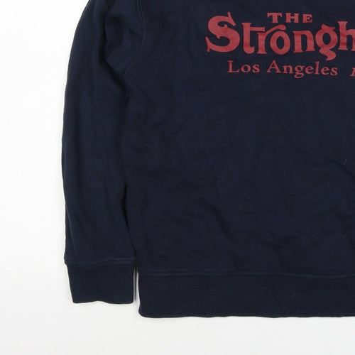 Stronghold Men's Navy M Graphic Print Los Angeles Pullover Sweatshirt