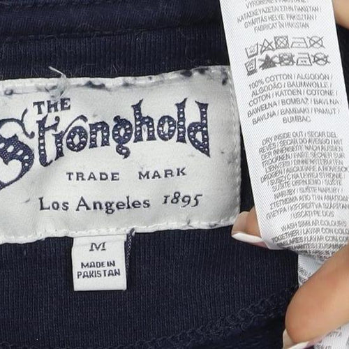 Stronghold Men's Navy M Graphic Print Los Angeles Pullover Sweatshirt
