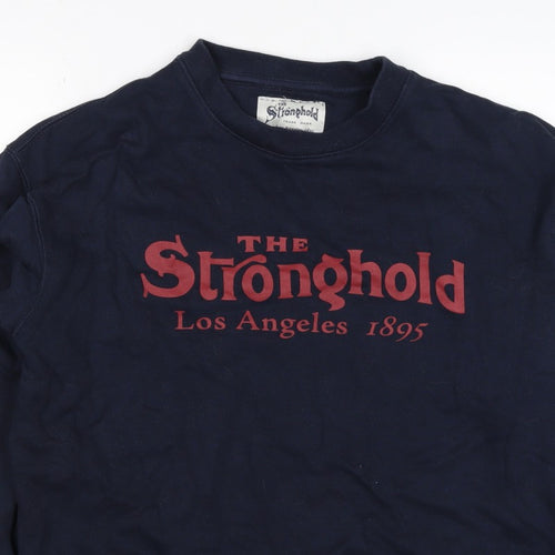 Stronghold Men's Navy M Graphic Print Los Angeles Pullover Sweatshirt